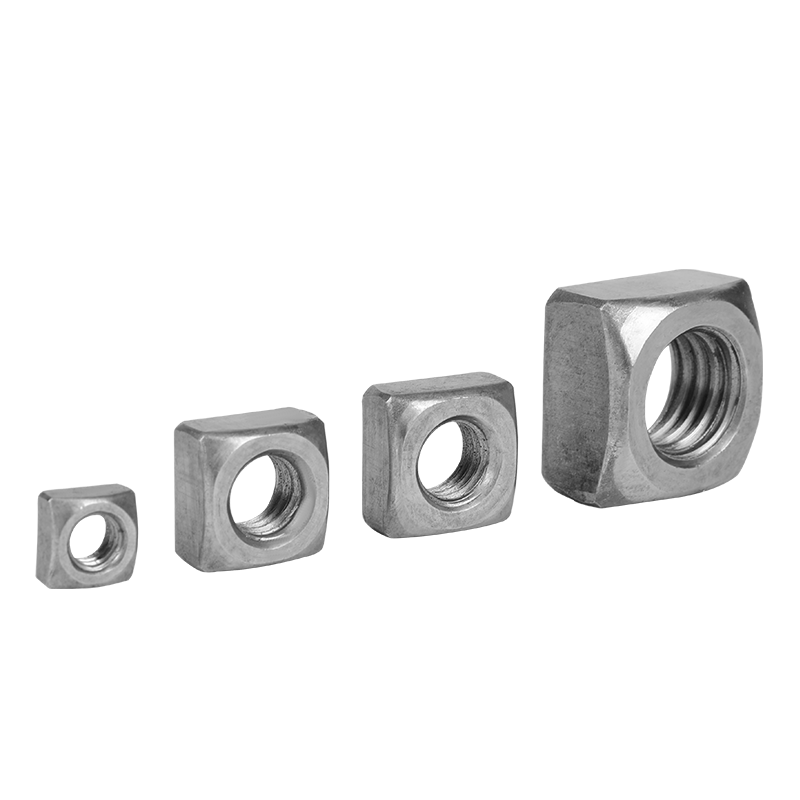 M5-M20 Bright Sinc Plated Steel DIN rustfritt stål Firkantmutter